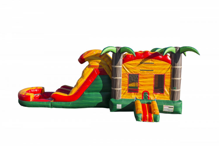 Fiesta Bounce House W/Slide (WET/DRY)- NEW