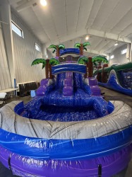IMG 6020 1773868311 18' Purple Plunge Dual Lane Slide (Wet/Dry)